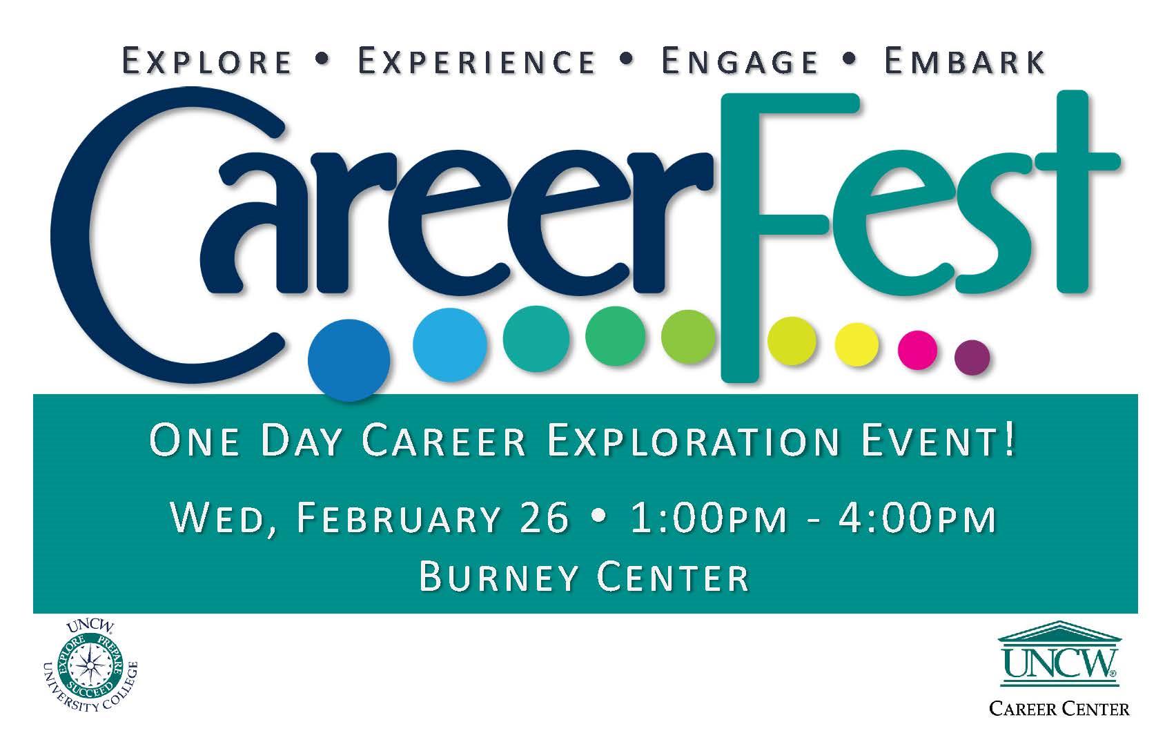 Master Calendar Event Details CareerFest!