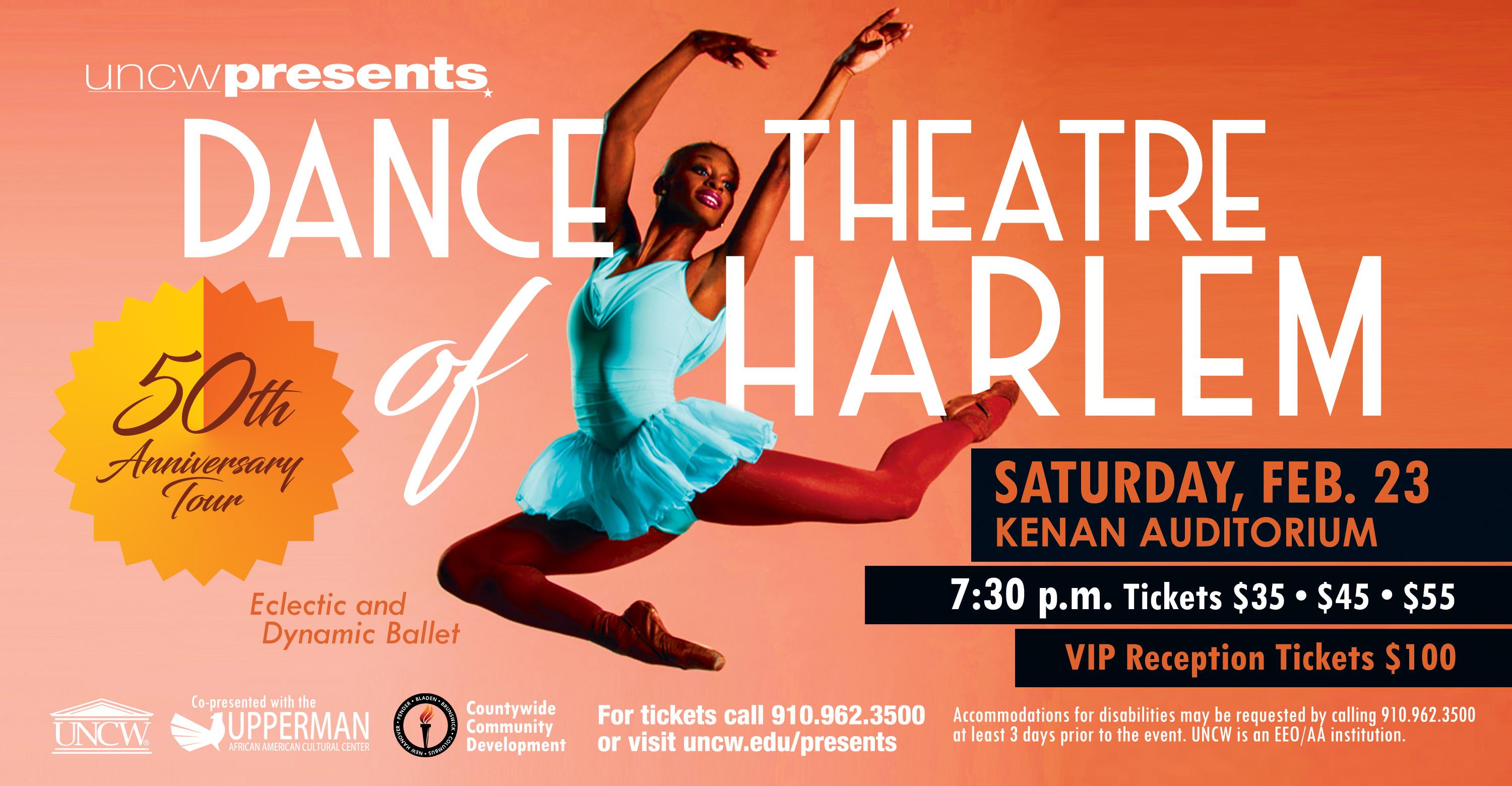 Master Calendar Event Details UNCW Presents Dance Theatre of Harlem