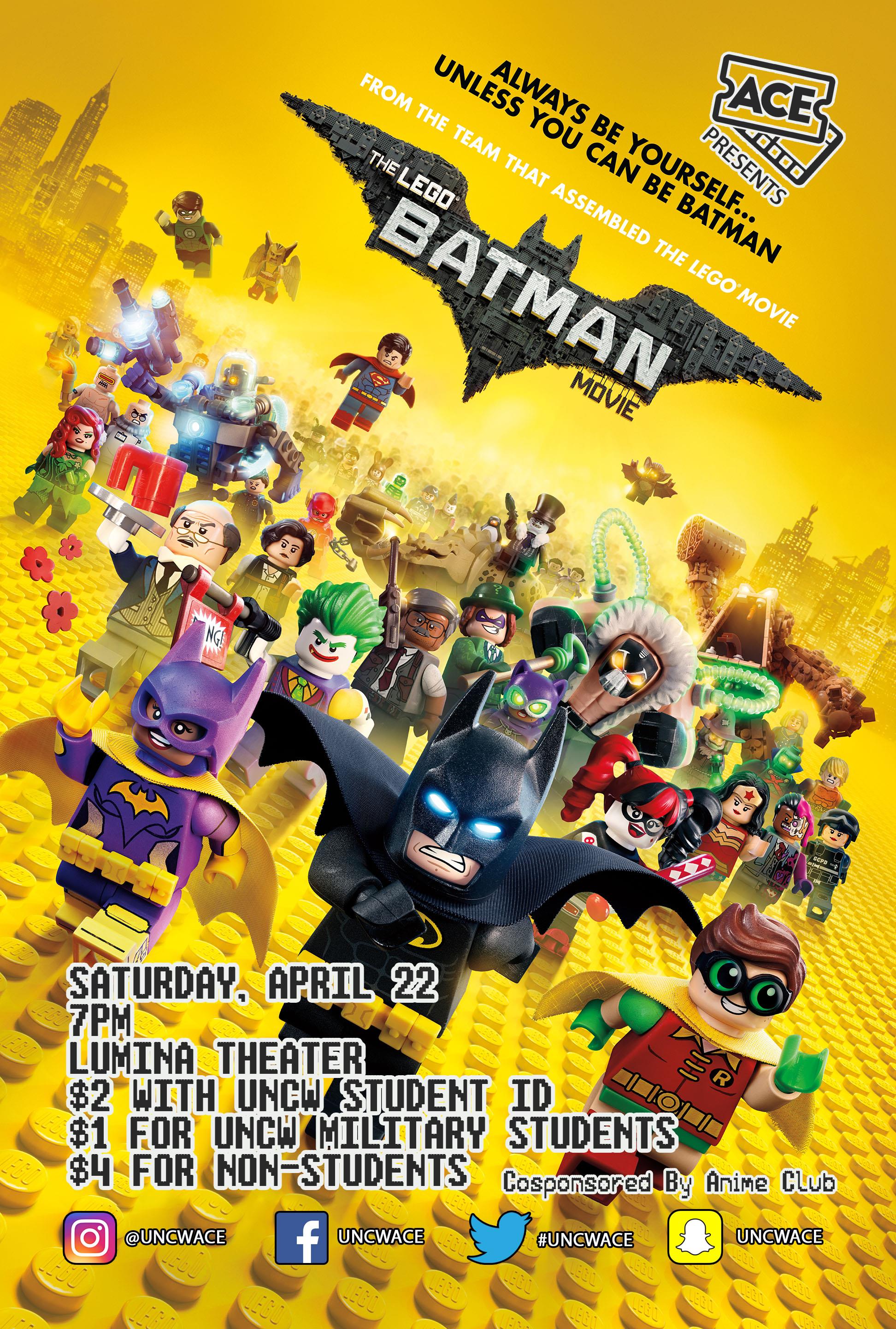 Master Calendar Event Details ACE Presents "Lego Batman"